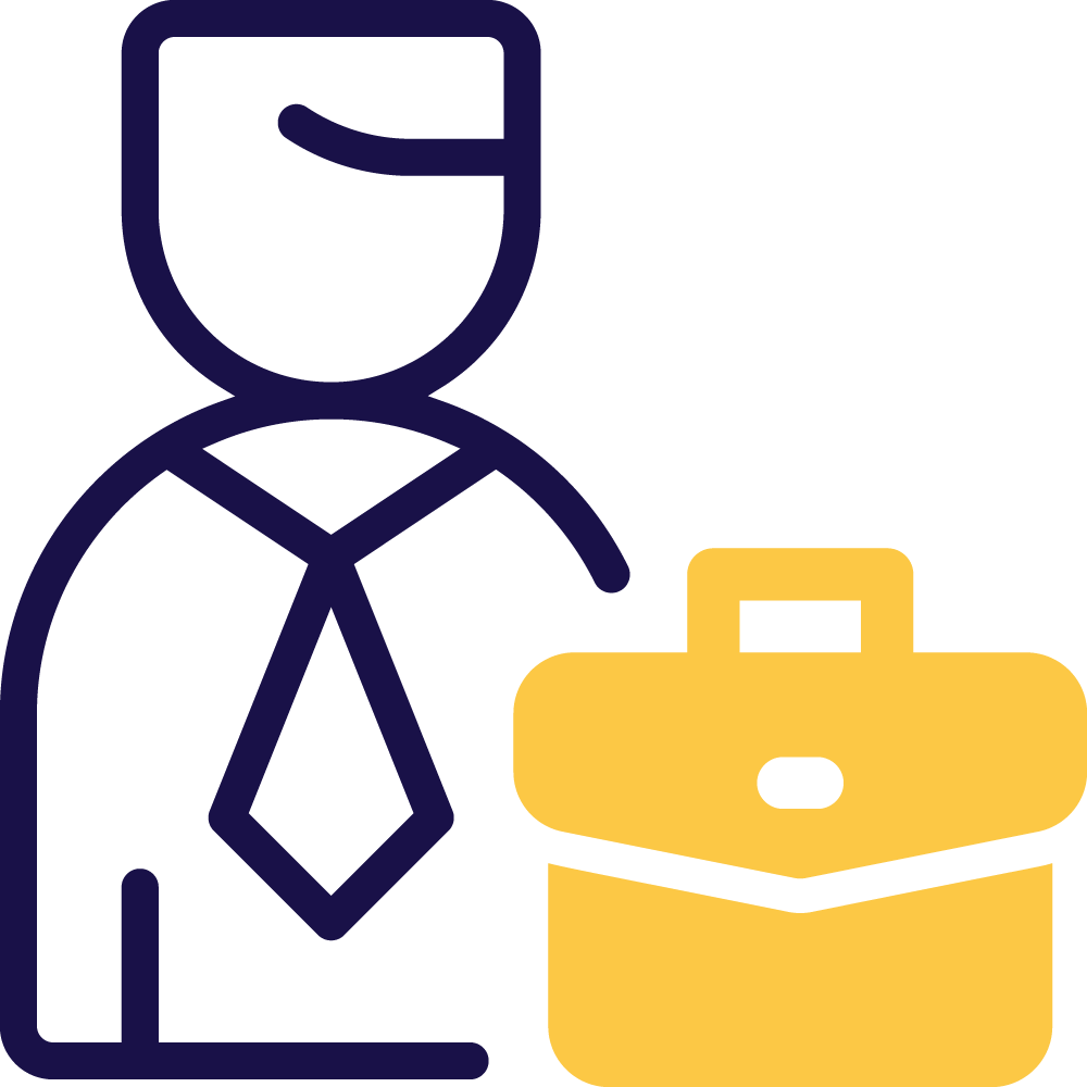 icono de persona de negocios